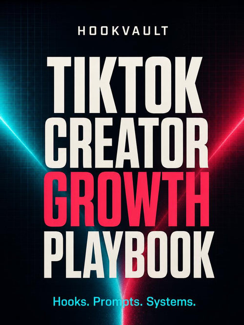 TikTok Creator Growth Playbook cover